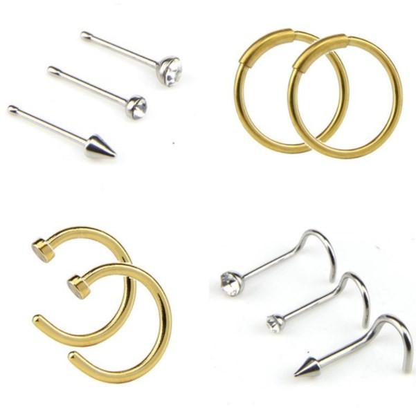 Набор сережек для пирсинга 10 штук разная форма без бренда золото серебро P-N-M-002N10-2
Набор сережек для пирсинга 10 штук разная форма без бренда золото серебро P-N-M-002N10-2