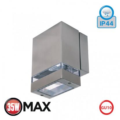 Светильник уличный садово-парковый фасадный светодиодный LED Horoz Electric "GARDENYA-1" GU10 мат.хром без лампы настенный
Светильник уличный садово-парковый фасадный светодиодный LED Horoz Electric "GARDENYA-1" GU10 мат.хром без лампы настенный