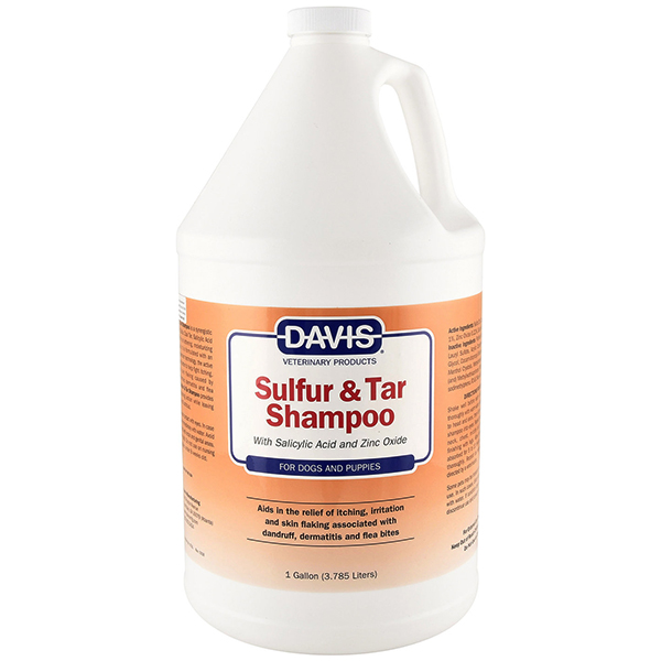 Davis Sulfur & Tar Shampoo ДЭВИС СУЛЬФУР ТАР шампунь с серой и дегтем для собак , 3.8 л.
Davis Sulfur & Tar Shampoo ДЭВИС СУЛЬФУР ТАР шампунь с серой и дегтем для собак , 3.8 л.