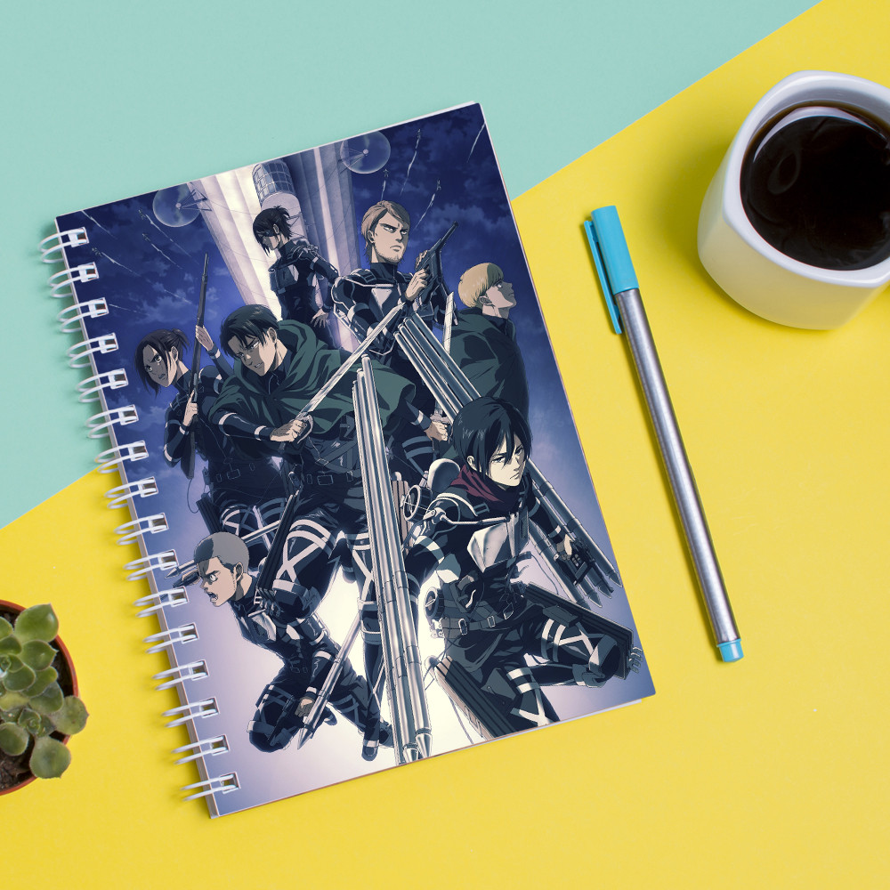 Скетчбук (Sketchbook) для рисования с принтом "Attack on Titan - Вторжение титанов 7"
Скетчбук (Sketchbook) для рисования с принтом "Attack on Titan - Вторжение титанов 7"