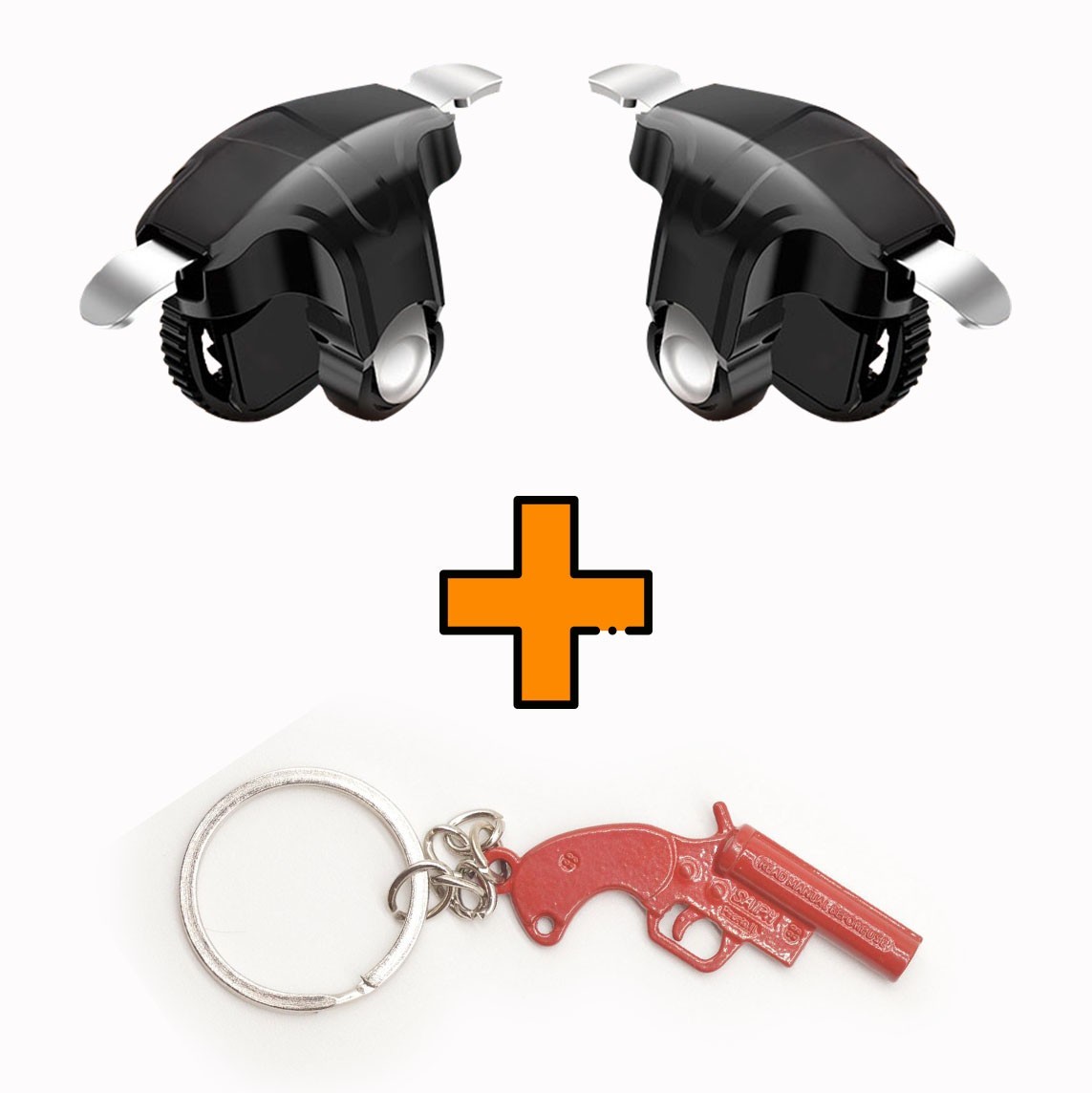 Игровые контроллеры Marpiel HX Black (геймпад триггеры курки для смартфона для PUBG) + брелок Flare Gun
Игровые контроллеры Marpiel HX Black (геймпад триггеры курки для смартфона для PUBG) + брелок Flare Gun