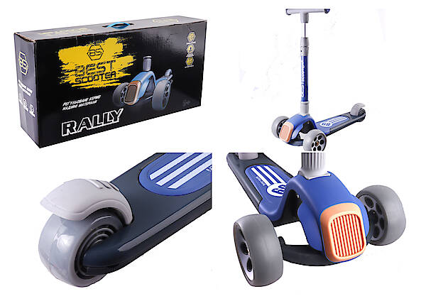Самокат трехколесный складной руль, 3 колеса PU со светом, синий с серым Best Scooter (RS-8999)
Самокат трехколесный складной руль, 3 колеса PU со светом, синий с серым Best Scooter (RS-8999)