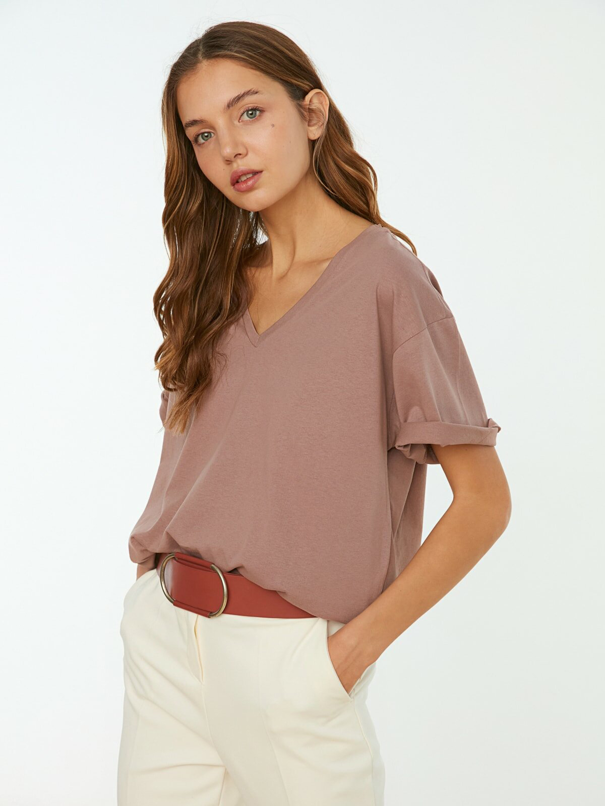 Футболка Trendyol TWOSS20TS0132 - Mink, Футболка Trendyol TWOSS20TS0132 M-L Mink
Футболка Trendyol TWOSS20TS0132 - Mink, Футболка Trendyol TWOSS20TS0132 M-L Mink