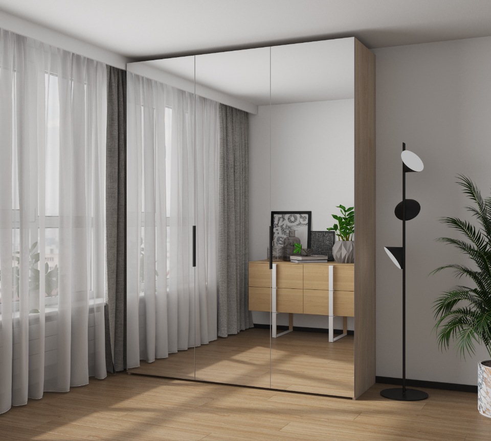 Шкаф VitalMebli Line 140-2 трехдверный 1400х560х2400 мм корпус Дуб Крафт + двери Зеркала
Шкаф VitalMebli Line 140-2 трехдверный 1400х560х2400 мм корпус Дуб Крафт + двери Зеркала