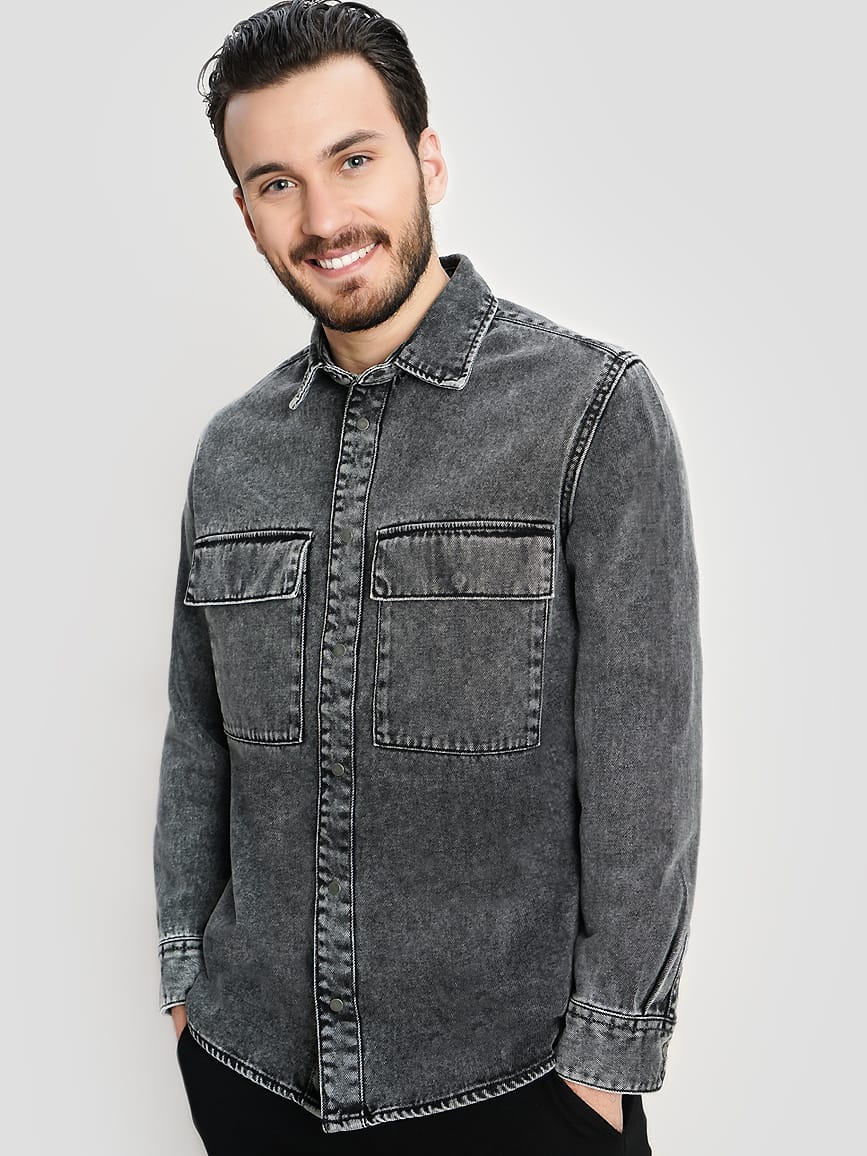 Рубашка джинсовая O'STIN Casual MS1Y61-98 Темно-серая, Рубашка джинсовая O'STIN Casual MS1Y61-98 XL Темно-серая
Рубашка джинсовая O'STIN Casual MS1Y61-98 Темно-серая, Рубашка джинсовая O'STIN Casual MS1Y61-98 XL Темно-серая