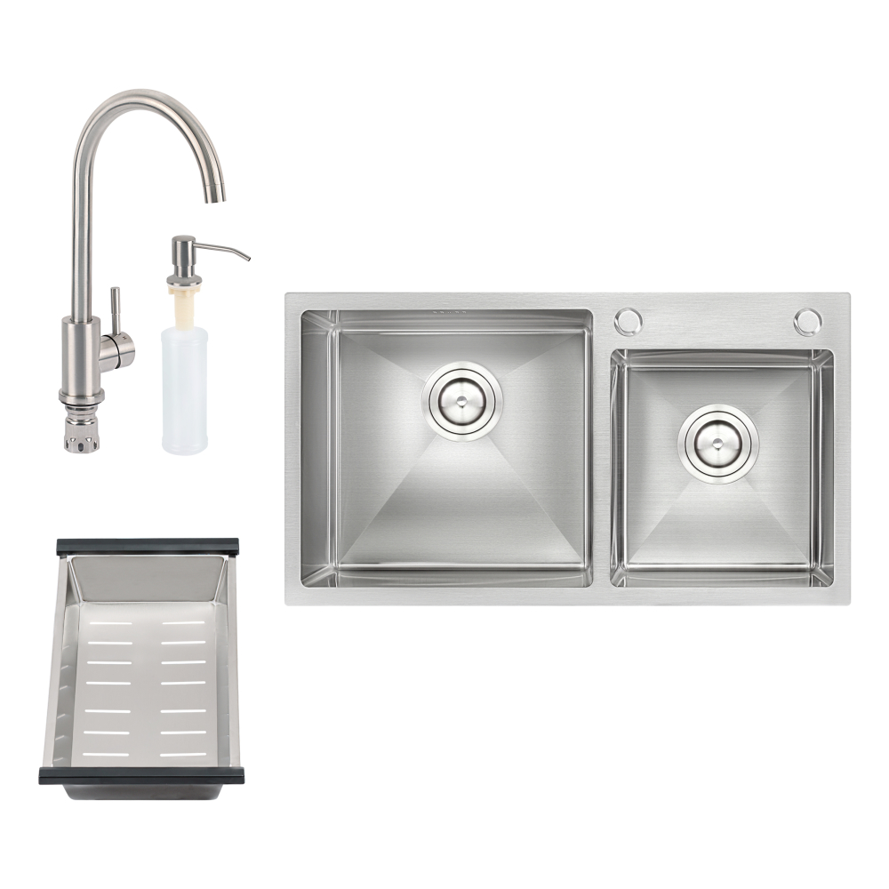 Набор 4 в 1 Qtap S7843 Set кухонная мойка Satin + смеситель для кухни + сушка + дозатор для жидкого мыла
Набор 4 в 1 Qtap S7843 Set кухонная мойка Satin + смеситель для кухни + сушка + дозатор для жидкого мыла