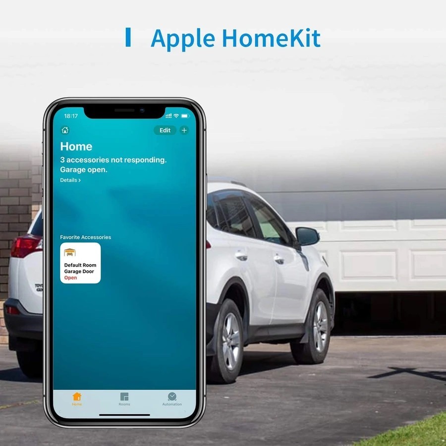 Контролер гаражних воріт Meross Smart Garage Door Opener Apple HomeKit, Google Assistant, Amazon Alexa, SmartThings
Контролер гаражних воріт Meross Smart Garage Door Opener Apple HomeKit, Google Assistant, Amazon Alexa, SmartThings