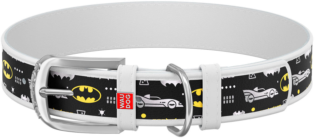Ошейник для собак кожаный Collar WAUDOG Design с QR паспортом, рисунок "Бэтмен3", L, Ш 25 мм, Дл 37-48 см (0025-1005-15)
Ошейник для собак кожаный Collar WAUDOG Design с QR паспортом, рисунок "Бэтмен3", L, Ш 25 мм, Дл 37-48 см (0025-1005-15)