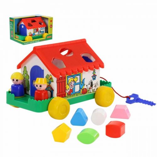 Игровой домик-сортер Полесье 6028 
Игровой домик-сортер Полесье 6028