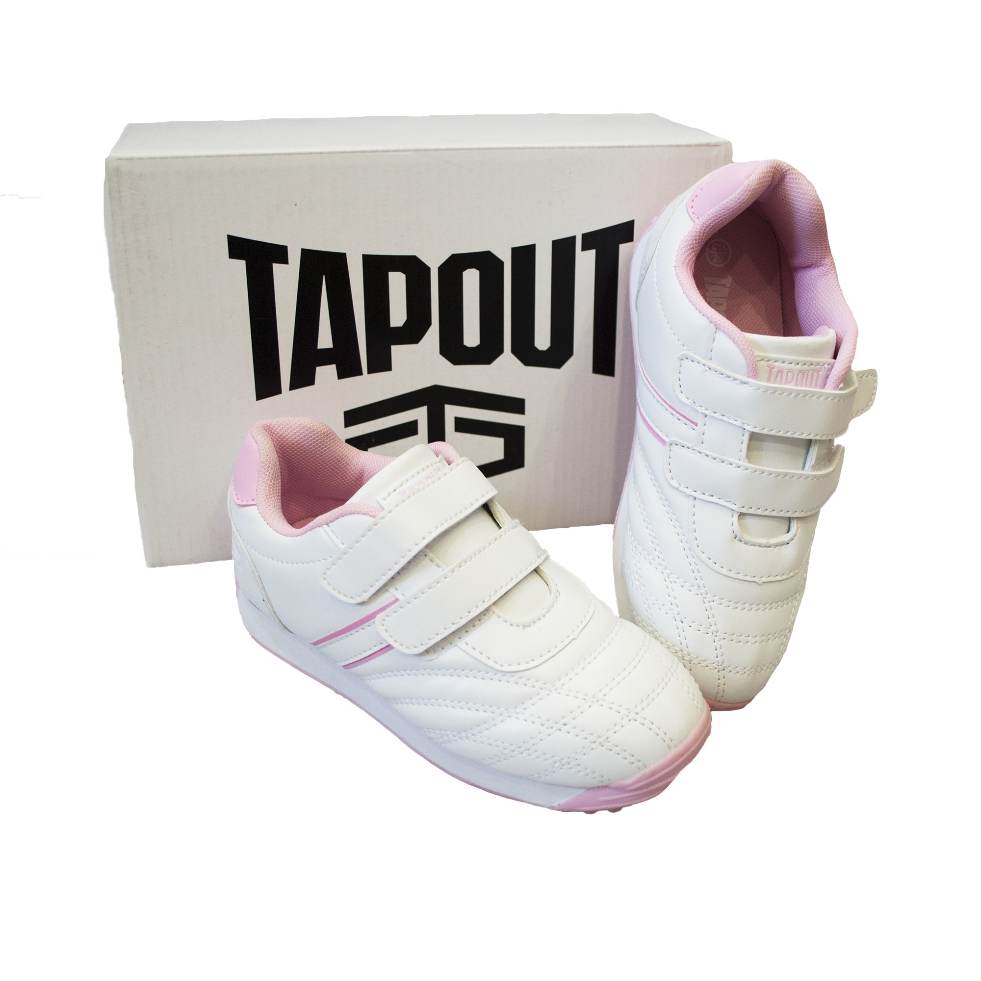Кроссовки для девочки ( 1 шт ) tapout белые кожаные на липучках внутри розовый текстиль 28р. (18,5см) 489
Кроссовки для девочки ( 1 шт ) tapout белые кожаные на липучках внутри розовый текстиль 28р. (18,5см) 489