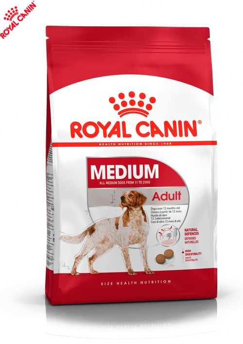 Сухой полнорационный корм Royal Canin Medium Adult - сухой корм для взрослых собак средних пород 10 кг (3004010)
Сухой полнорационный корм Royal Canin Medium Adult - сухой корм для взрослых собак средних пород 10 кг (3004010)