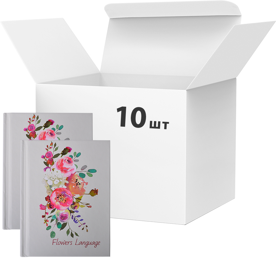 Набор записных книг 10 шт Buromax Flowers Language A6 в клетку 60 листов Белый перламут (BM.24671101-31)
Набор записных книг 10 шт Buromax Flowers Language A6 в клетку 60 листов Белый перламут (BM.24671101-31)