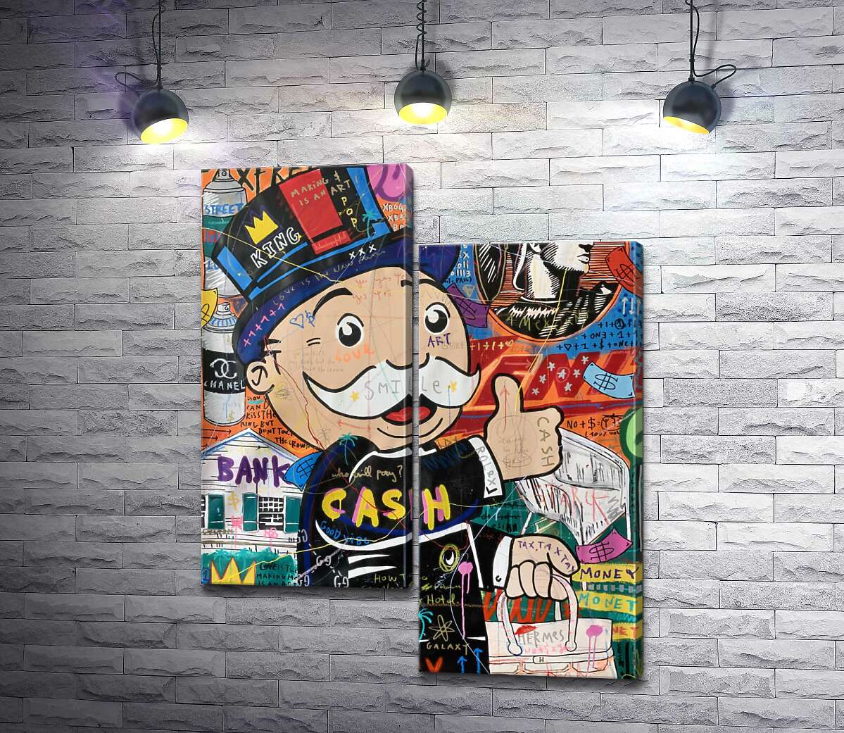Модульная картина ArtPoster Банковская система Монополи (Monop Bank System) – Джисбар 100x126 см Модуль №5
Модульная картина ArtPoster Банковская система Монополи (Monop Bank System) – Джисбар 100x126 см Модуль №5