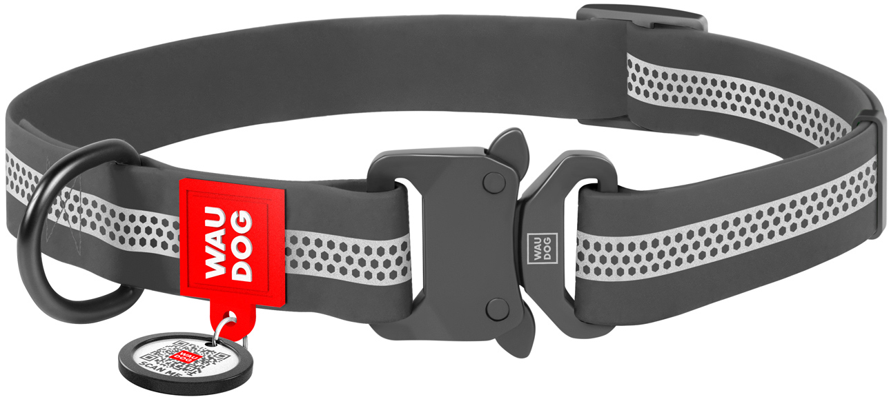 Ошейник для собак водостойкий Collar WAUDOG Waterproof с QR-паспортом, светоотражающий, металлическая пряжка-фастекс, XXL, Ш 40 мм, Дл 43-70 см Серый
Ошейник для собак водостойкий Collar WAUDOG Waterproof с QR-паспортом, светоотражающий, металлическая пряжка-фастекс, XXL, Ш 40 мм, Дл 43-70 см Серый