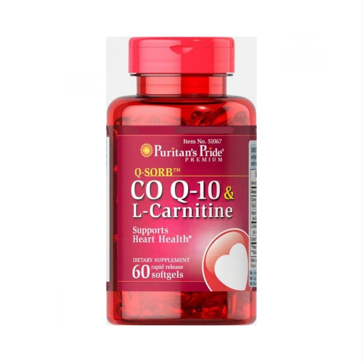Спец витамины Puritans Pride Q-SORB™ Co Q-10 30 mg plus L-Carnitine 250 mg 60 Softgels
Спец витамины Puritans Pride Q-SORB™ Co Q-10 30 mg plus L-Carnitine 250 mg 60 Softgels