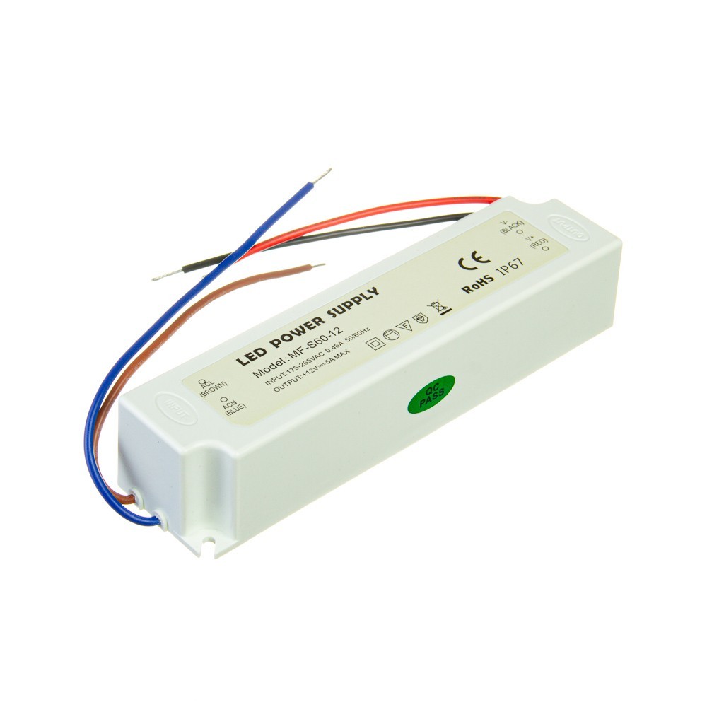Герметичный блок питания AVATON Professional 12V-5А -60W SLIM PLASTIC IP67 (1013428)
Герметичный блок питания AVATON Professional 12V-5А -60W SLIM PLASTIC IP67 (1013428)