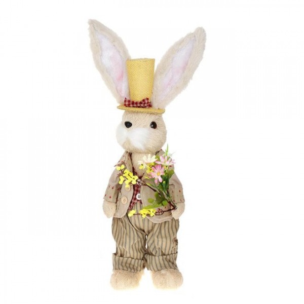 Декоративная Пасхальная фигурка Flora Кролик в шляпе с цветами 42025, 51 см. (MR44849)
Декоративная Пасхальная фигурка Flora Кролик в шляпе с цветами 42025, 51 см. (MR44849)