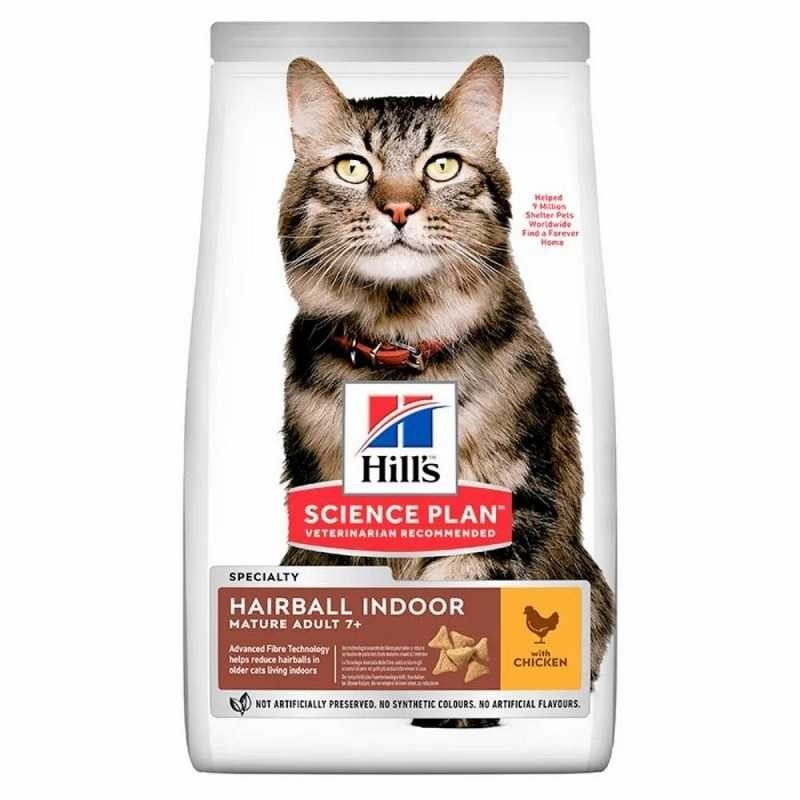 Сухой корм для кошек Hills ( Хилс) SP Hairball Indoor 7+ - корм для кошек старше 7 лет живущих в помещении (курица) 1.5 кг
Сухой корм для кошек Hills ( Хилс) SP Hairball Indoor 7+ - корм для кошек старше 7 лет живущих в помещении (курица) 1.5 кг