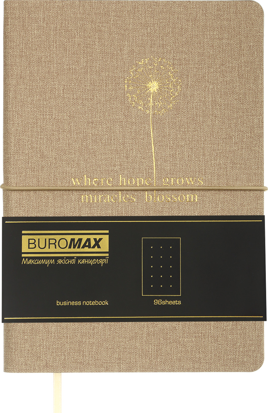 Блокнот деловой Buromax Nice A5 в точку 96 листов обложка из искусственной кожи Бежевый (BM.295315-28)
Блокнот деловой Buromax Nice A5 в точку 96 листов обложка из искусственной кожи Бежевый (BM.295315-28)