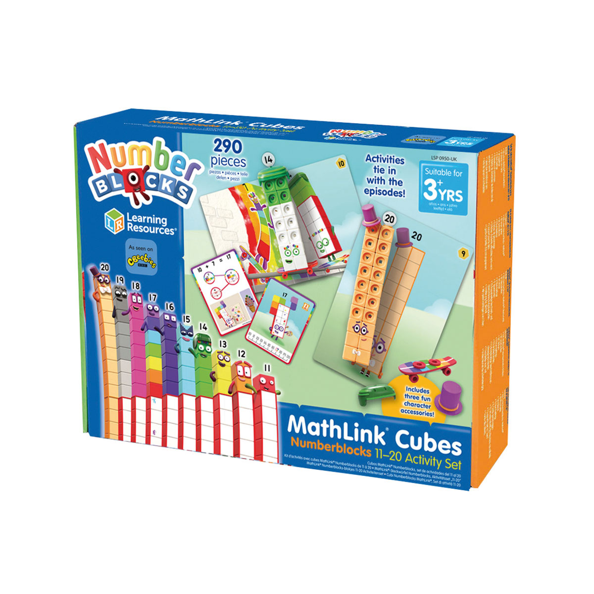 Навчальний ігровий набір LEARNING RESOURCES серії Numberblocks" - Вчимося рахувати від 11 до 20 Mat"
Навчальний ігровий набір LEARNING RESOURCES серії Numberblocks" - Вчимося рахувати від 11 до 20 Mat"