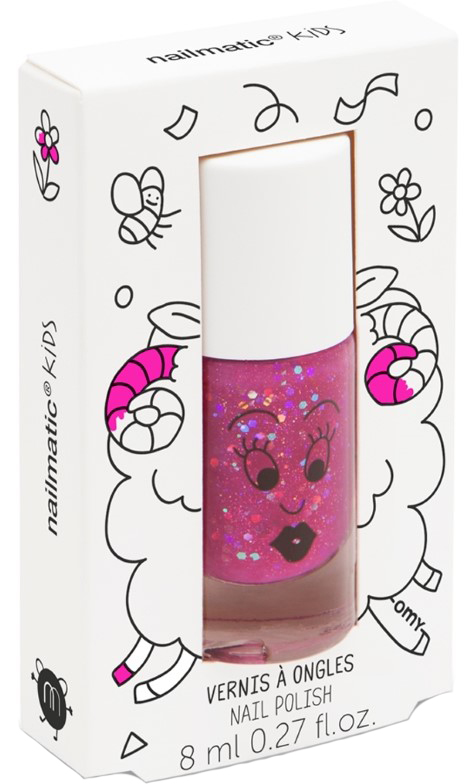 Детский лак для ногтей Nailmatic Raspberry/Малиновый с блесточками 8 мл (102SHEEPYF)
Детский лак для ногтей Nailmatic Raspberry/Малиновый с блесточками 8 мл (102SHEEPYF)