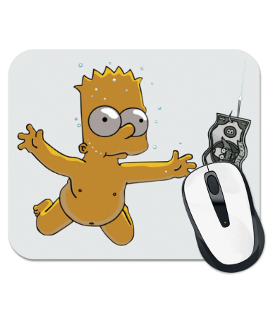 Коврик для мыши Плавающий барт
Коврик для мыши Плавающий барт