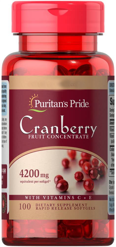 Специальный продукт Puritan's Pride Cranberry Fruit Concentrate with C & E 4200 mg 100 капсул (4384302663)
Специальный продукт Puritan's Pride Cranberry Fruit Concentrate with C & E 4200 mg 100 капсул (4384302663)