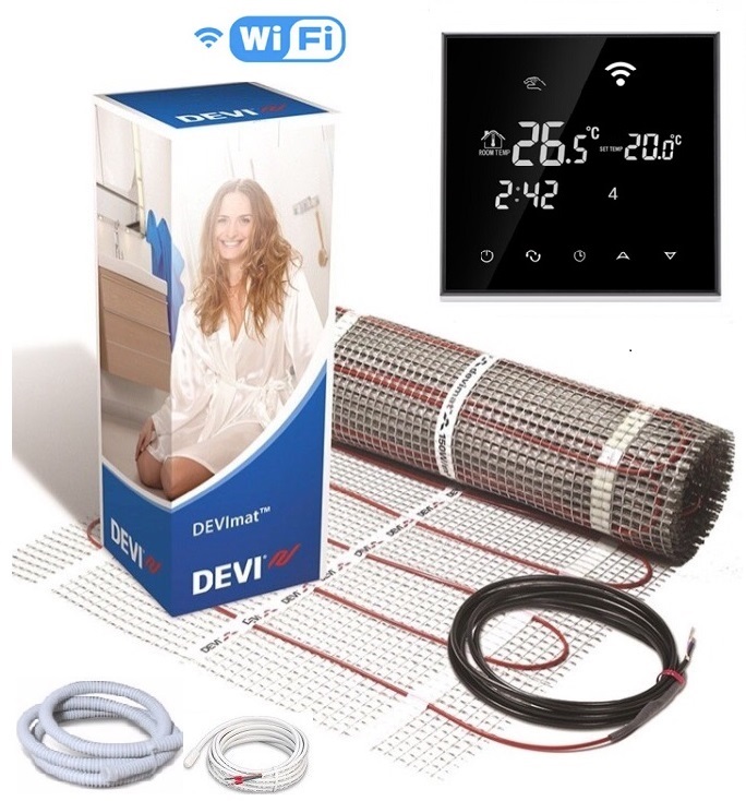 Теплый пол DEVI двухжильный мат DTIR-150 2 м2 c программируемым сенсорным WiFi Black терморегулятором в комплекте (500711)
Теплый пол DEVI двухжильный мат DTIR-150 2 м2 c программируемым сенсорным WiFi Black терморегулятором в комплекте (500711)
