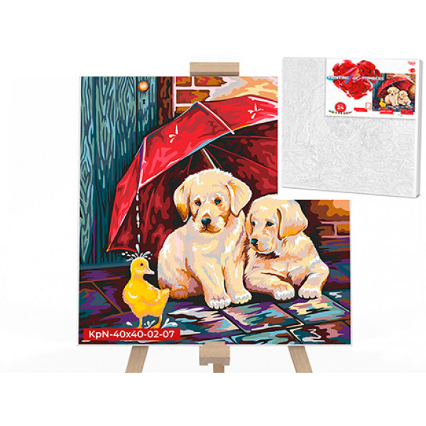 Креативна творчість "PAINTING BY NUMBERS" 40см*40см економ с.2 №7 цуценята під парасолькою *
Креативна творчість "PAINTING BY NUMBERS" 40см*40см економ с.2 №7 цуценята під парасолькою *