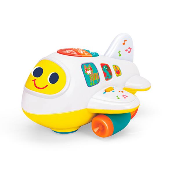 Игрушка музыкальная Hola Toys Самолетик развивающая 2 режима игры пластик белый, разноцветный AFK 6103
Игрушка музыкальная Hola Toys Самолетик развивающая 2 режима игры пластик белый, разноцветный AFK 6103