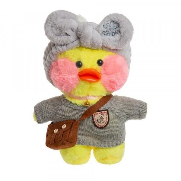 Мягкая игрушка Плюшевая Лалафанфан Уточка Lalafanfan Duck в одежде 30 см желтый 8
Мягкая игрушка Плюшевая Лалафанфан Уточка Lalafanfan Duck в одежде 30 см желтый 8
