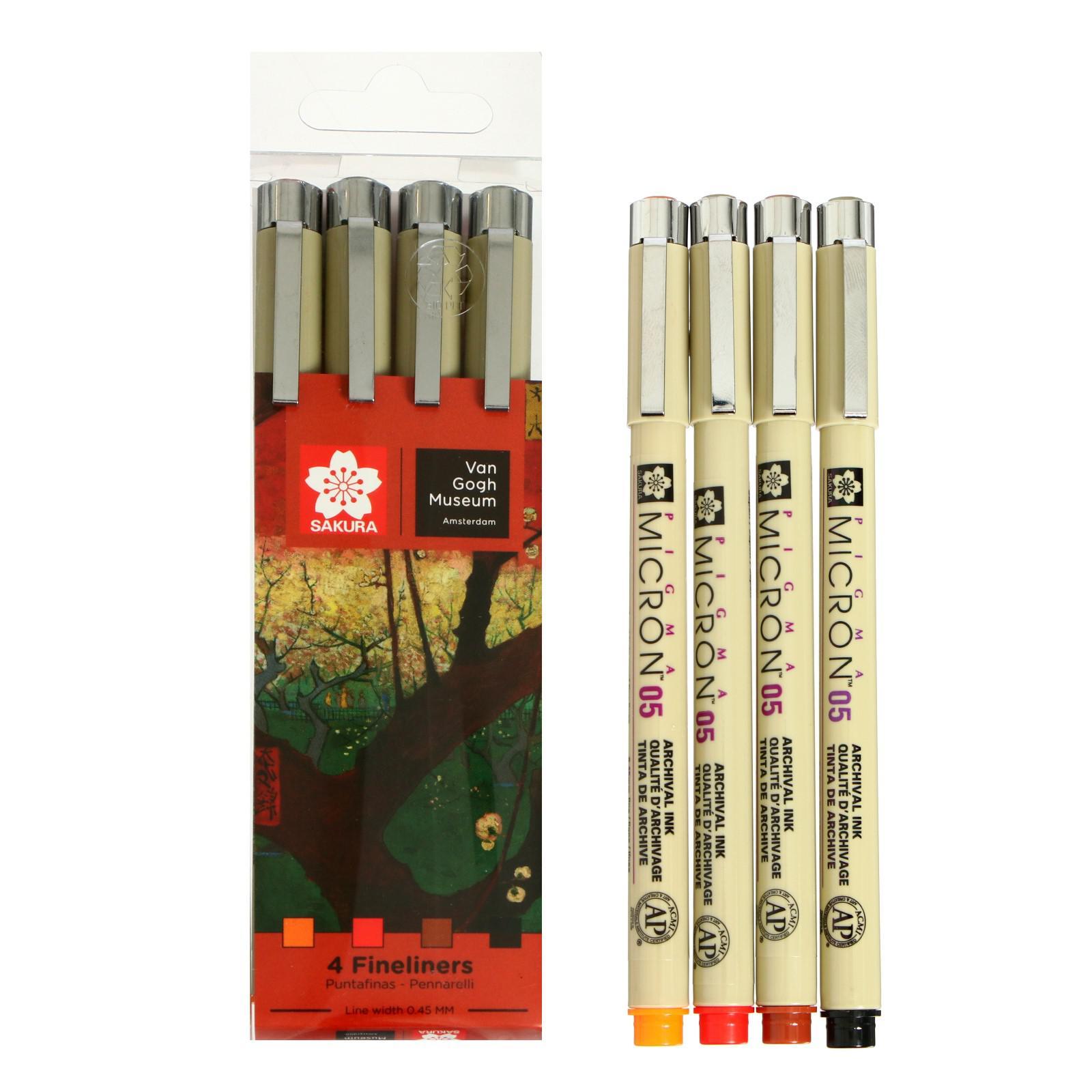 Набор лайнеров Sakura Pigma Micron 05 Van Gogh Museum 0,45 мм 4 шт 4 цв (POXSDK4)
Набор лайнеров Sakura Pigma Micron 05 Van Gogh Museum 0,45 мм 4 шт 4 цв (POXSDK4)