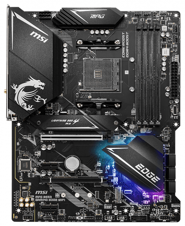 Материнская плата MSI MPG B550 Gaming Edge WiFi (sAM4, AMD B550, PCI-Ex16)
Материнская плата MSI MPG B550 Gaming Edge WiFi (sAM4, AMD B550, PCI-Ex16)