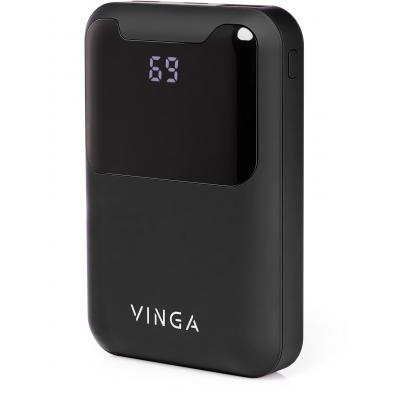 УМБ Power bank портативное зарядное устройство Vinga 10000 mAh Display soft touch black
УМБ Power bank портативное зарядное устройство Vinga 10000 mAh Display soft touch black