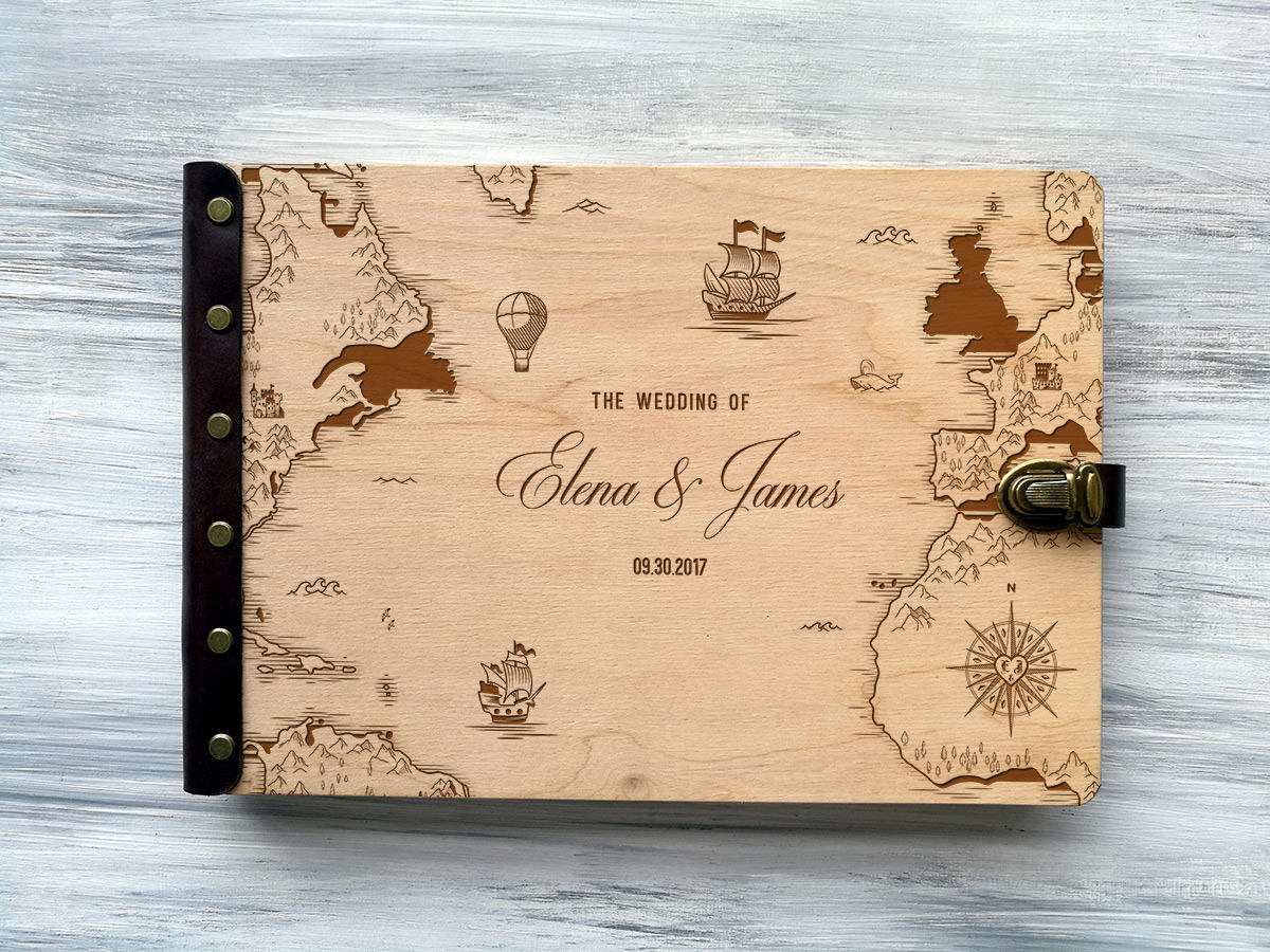 Свадебная книга пожеланий "Карта мира" с персонализацией, 40 листов слоновая кость в линию, А4, Светлое дерево, WOODPRESENT
Свадебная книга пожеланий "Карта мира" с персонализацией, 40 листов слоновая кость в линию, А4, Светлое дерево, WOODPRESENT