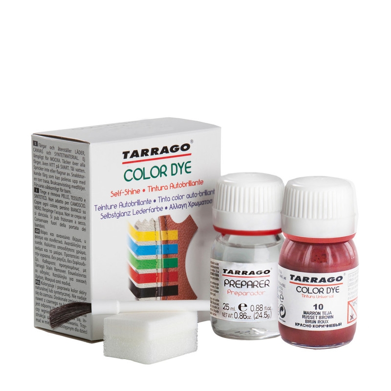 Красно-коричневая краска для обуви Tarrago Self Shine Color Dye Doble, 25 + 25 мл
Красно-коричневая краска для обуви Tarrago Self Shine Color Dye Doble, 25 + 25 мл