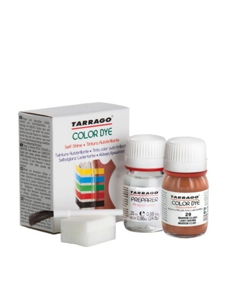 Светло-коричневая краска для обуви Tarrago Self Shine Color Dye Doble, 25 + 25 мл
Светло-коричневая краска для обуви Tarrago Self Shine Color Dye Doble, 25 + 25 мл