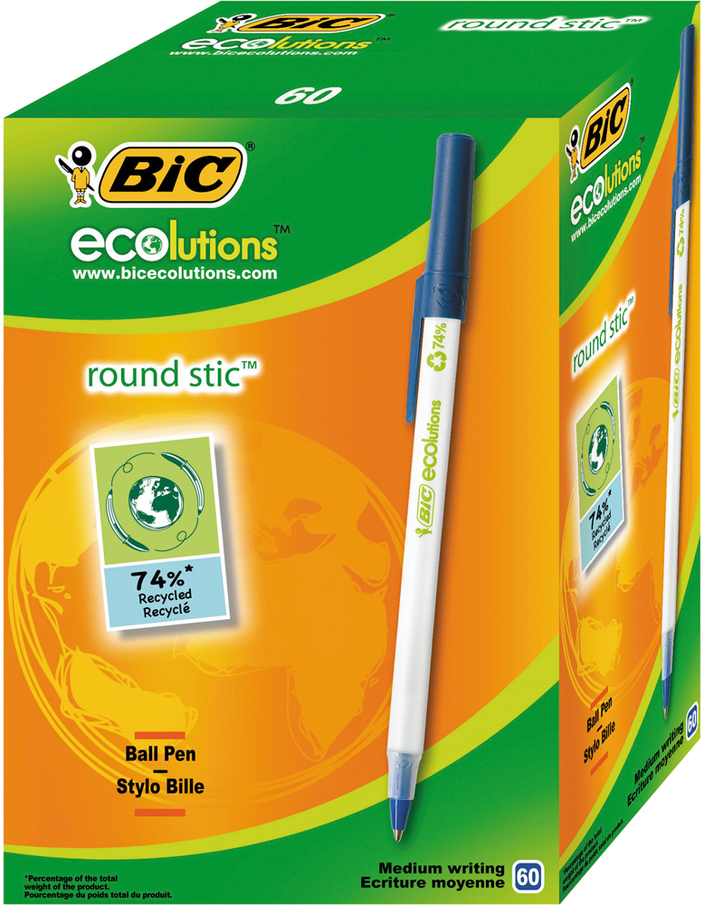 Набор шариковых ручек BIC Round Stic ECOlutions Синий 1 мм 60 шт (3086123256651)
Набор шариковых ручек BIC Round Stic ECOlutions Синий 1 мм 60 шт (3086123256651)