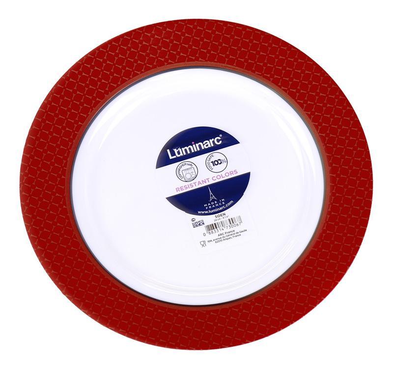 Набор 6 десертных тарелок Luminarc Soen Red Ø19см, стеклокерамика
Набор 6 десертных тарелок Luminarc Soen Red Ø19см, стеклокерамика