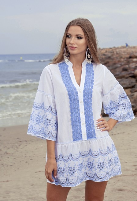 Пляжная туника с голубой вышивкой Fresh Cotton 1366 F-2c () Голубой, Пляжная туника с голубой вышивкой Fresh Cotton 1366 F-2c 46(L) Голубой
Пляжная туника с голубой вышивкой Fresh Cotton 1366 F-2c () Голубой, Пляжная туника с голубой вышивкой Fresh Cotton 1366 F-2c 46(L) Голубой