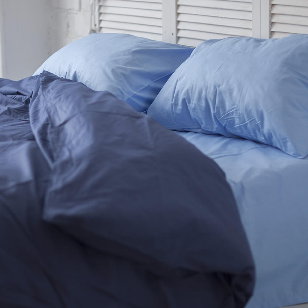 Комплект постельного белья из поплина "Вдохновение". Размер 2-спальный, простынь на резинке, для стандартной подушки 
Комплект постельного белья из поплина "Вдохновение". Размер 2-спальный, простынь на резинке, для стандартной подушки