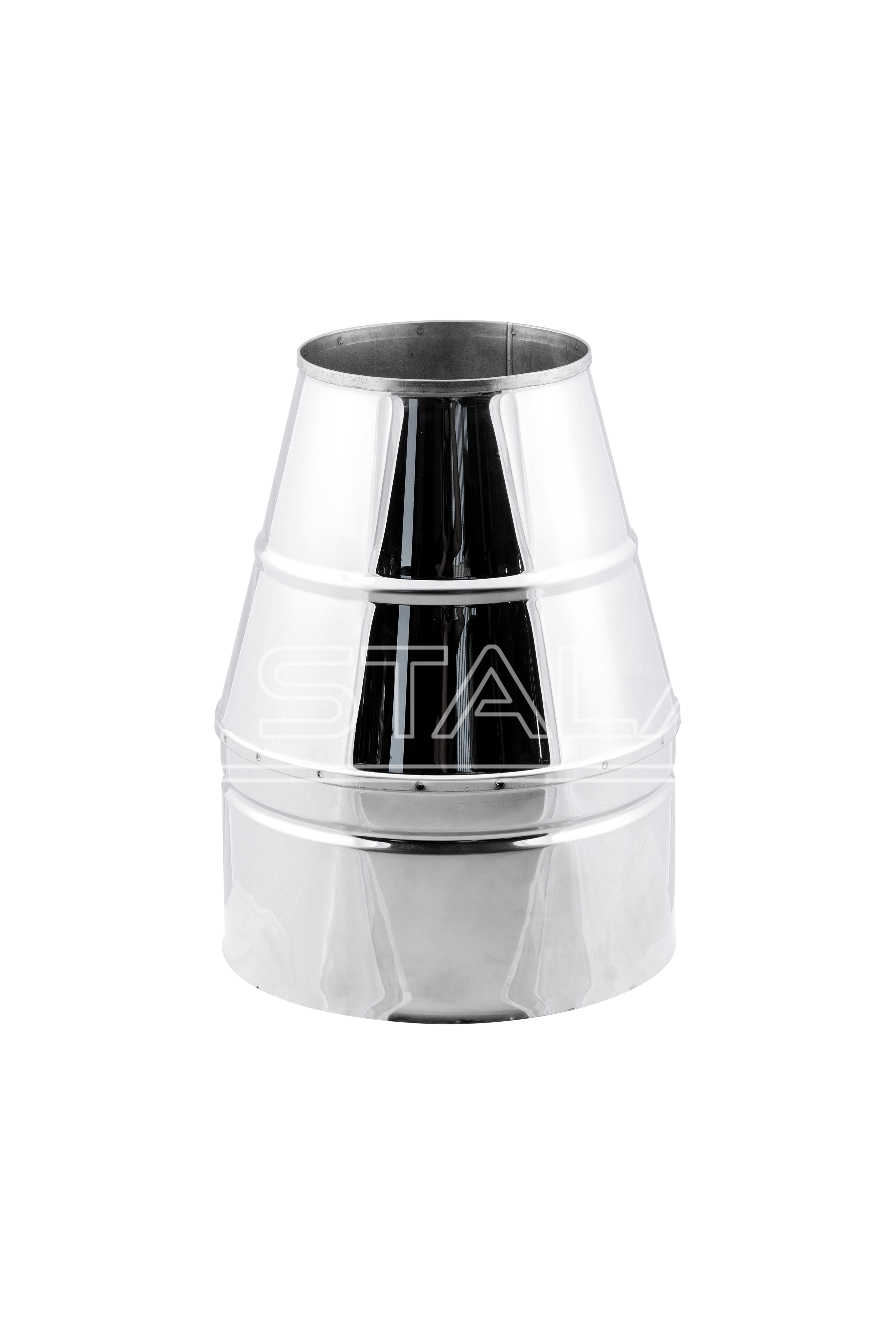 Конус двустенный STALAR Standart thermo AISI 304 нерж/нерж диаметр Ø350/420 толщина 1 мм
Конус двустенный STALAR Standart thermo AISI 304 нерж/нерж диаметр Ø350/420 толщина 1 мм