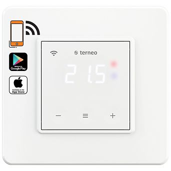 Терморегулятор Wi-Fi Terneo sx белый для управления системой электрических теплых полов
Терморегулятор Wi-Fi Terneo sx белый для управления системой электрических теплых полов