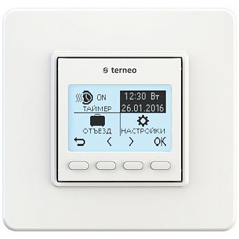 Программируемый терморегулятор Terneo pro слоновая кость для управления системой электрических теплых полов
Программируемый терморегулятор Terneo pro слоновая кость для управления системой электрических теплых полов
