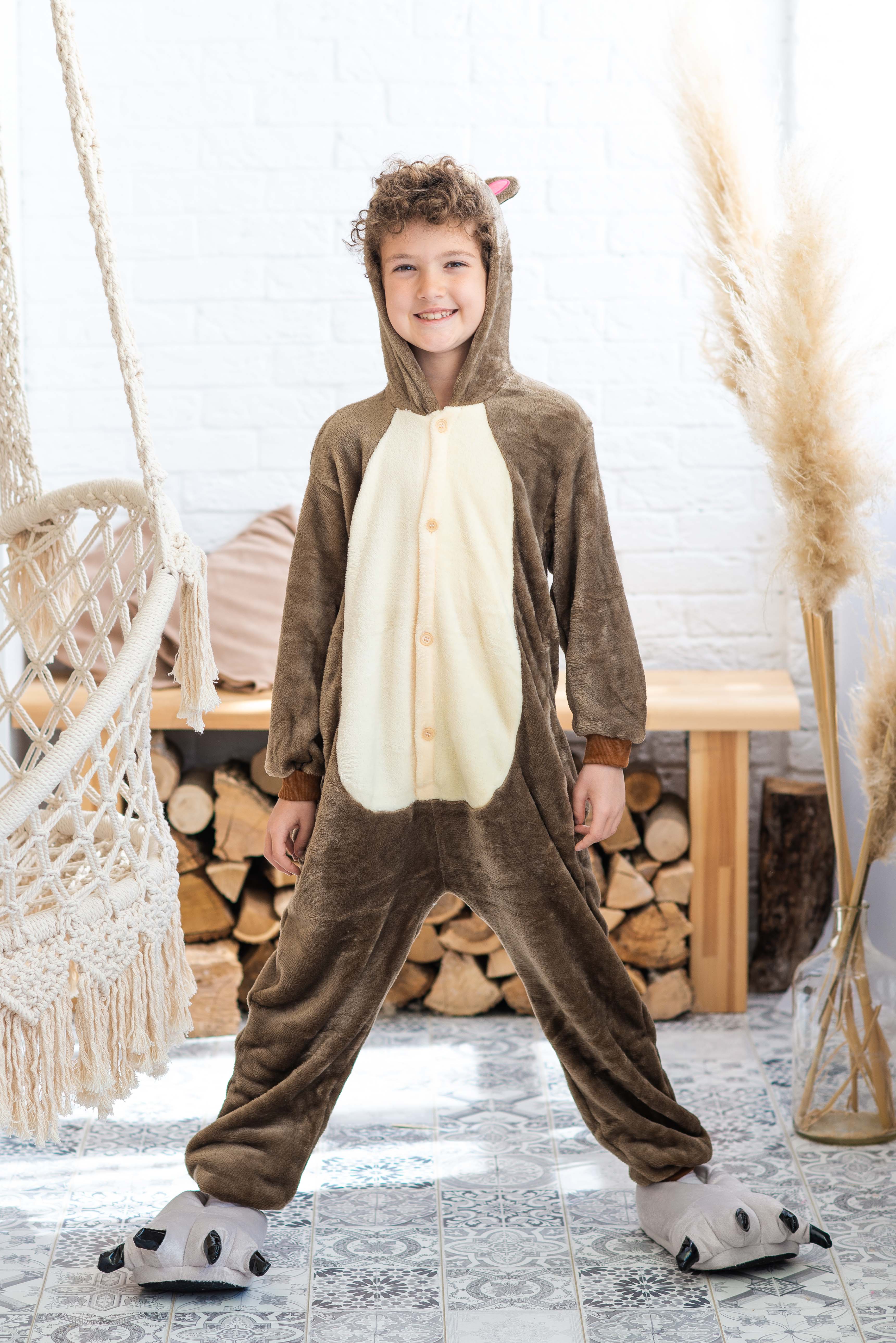 Пижама Кигуруми детская BearWear Бурундук (Чип и Дейл) M 115 - 125 см Коричневый (K0W1-0005-M)
Пижама Кигуруми детская BearWear Бурундук (Чип и Дейл) M 115 - 125 см Коричневый (K0W1-0005-M)