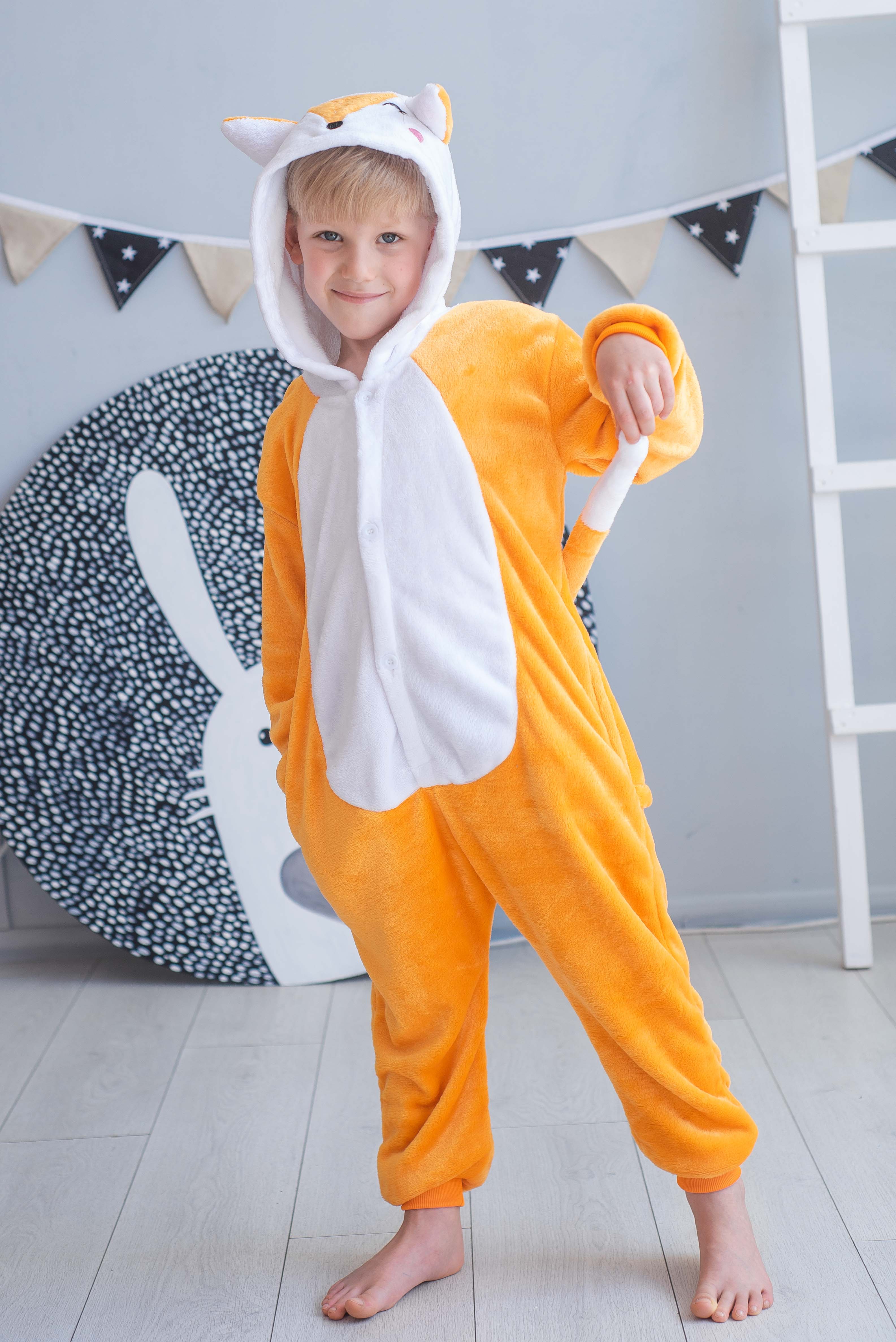 Пижама Кигуруми детская BearWear Лиса (на пуговицах) S 105 - 115 см Оранжевый (K0W1-0109-S)
Пижама Кигуруми детская BearWear Лиса (на пуговицах) S 105 - 115 см Оранжевый (K0W1-0109-S)