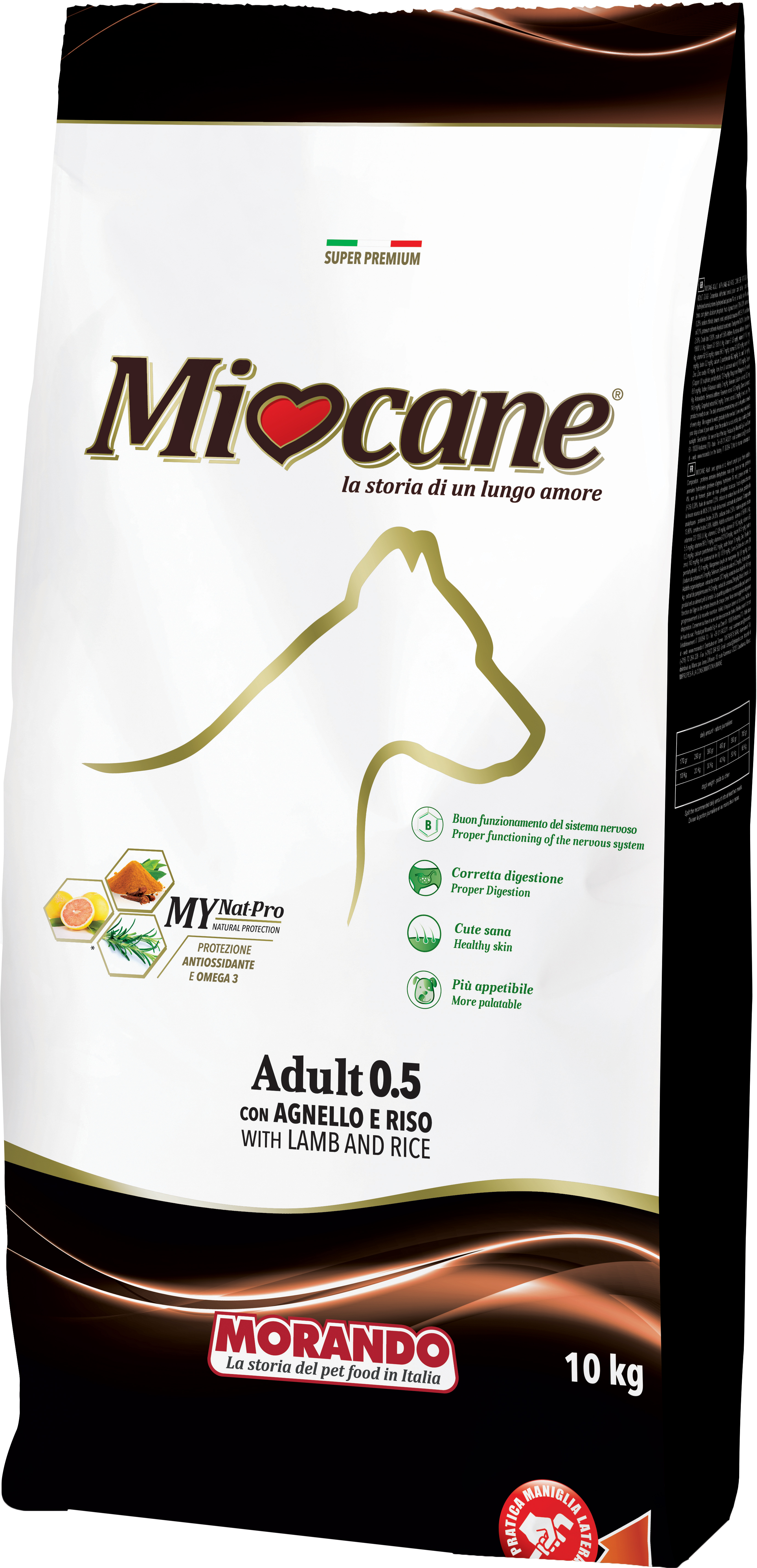 Сухой корм Morando MioCane Adult Mini with Lamb and Rice для взрослых собак мелких пород с ягнёнком и рисом 10 кг
Сухой корм Morando MioCane Adult Mini with Lamb and Rice для взрослых собак мелких пород с ягнёнком и рисом 10 кг