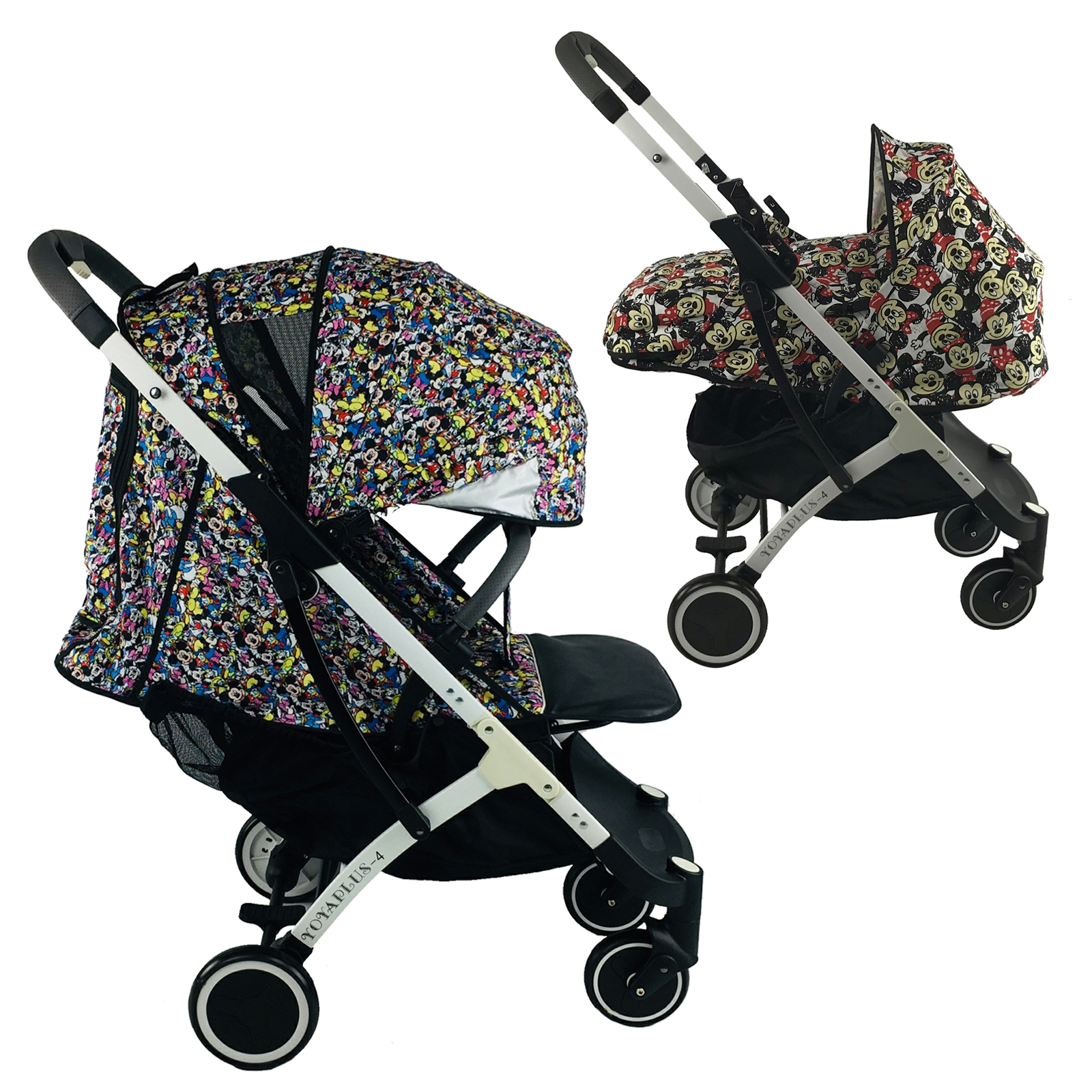 Коляска Yoya Plus-4-2021 2в1 на молнии с Большим дождевиком и Зонтом дисней Disney mix с люлькой дисней минни на белой раме
Коляска Yoya Plus-4-2021 2в1 на молнии с Большим дождевиком и Зонтом дисней Disney mix с люлькой дисней минни на белой раме