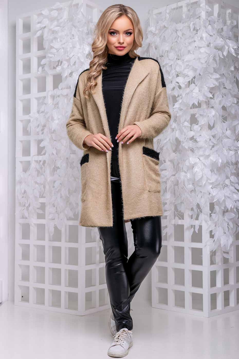 Женский Seventeen ангоровый кардиган с поясом и карманами цвет бежевый XXL-3XL (1049.2835)
Женский Seventeen ангоровый кардиган с поясом и карманами цвет бежевый XXL-3XL (1049.2835)