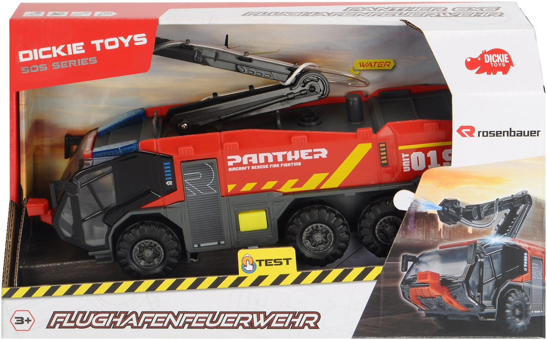 Пожарная машина аэропорта Dickie Toys Пантера со звуковыми и световыми эффектами (3714012)
Пожарная машина аэропорта Dickie Toys Пантера со звуковыми и световыми эффектами (3714012)